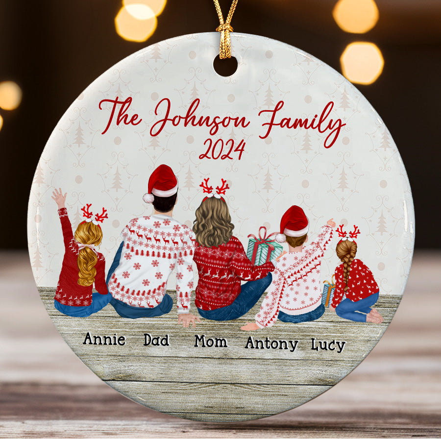 Family of 5 Ornament