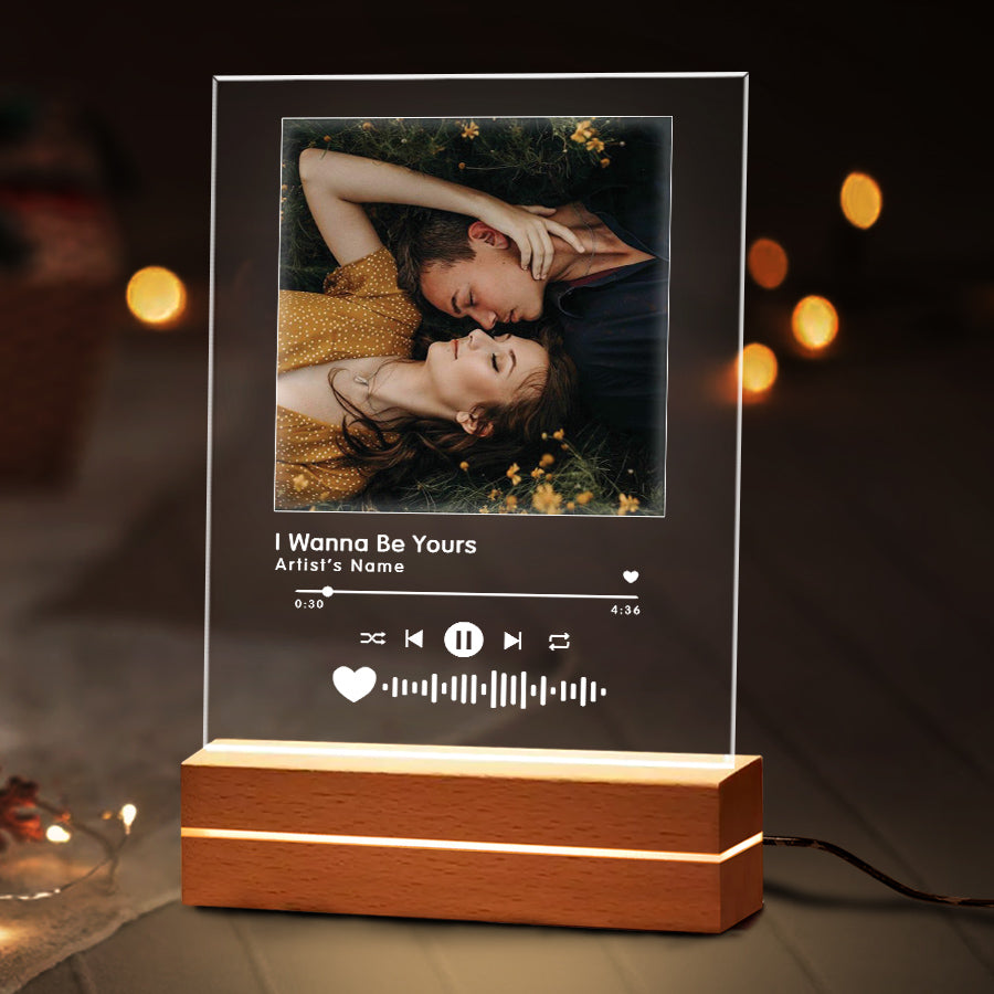 Personalized Song Plaque Anniversary Gift