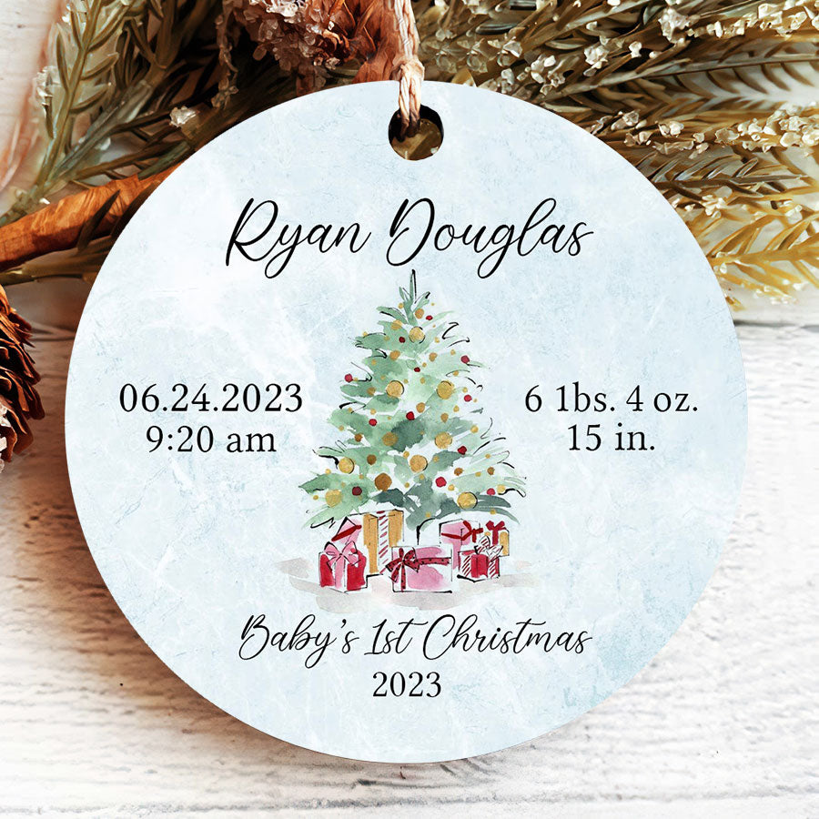 Baby’s First Christmas Photo Ornament