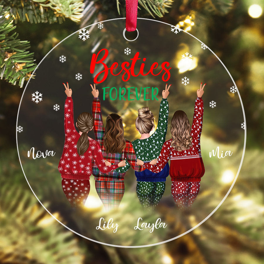 Personalized Friend Ornaments