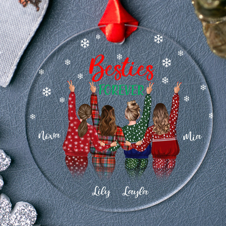 Personalized Friend Ornaments