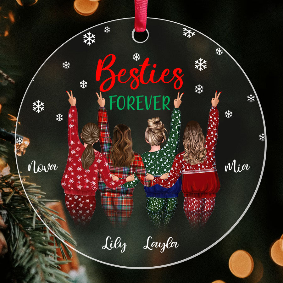 Personalized Friend Ornaments