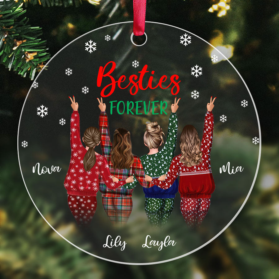 Personalized Friend Ornaments