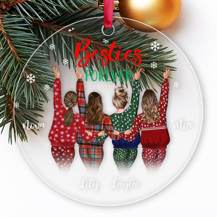 Personalized Friend Ornaments