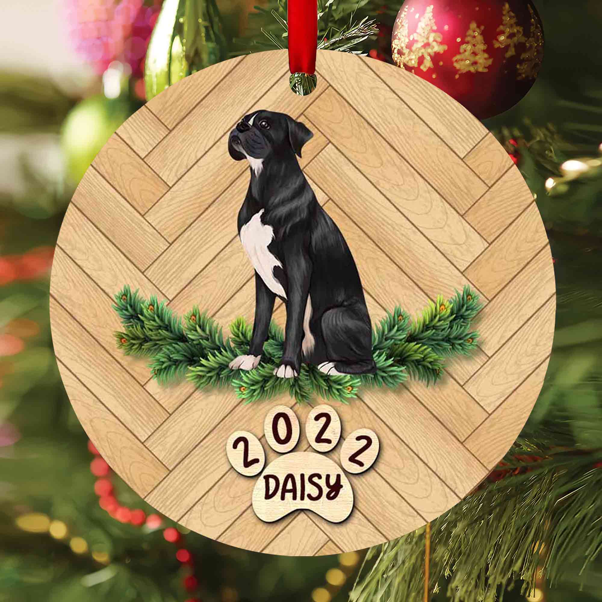 Boxer Dog Ornament