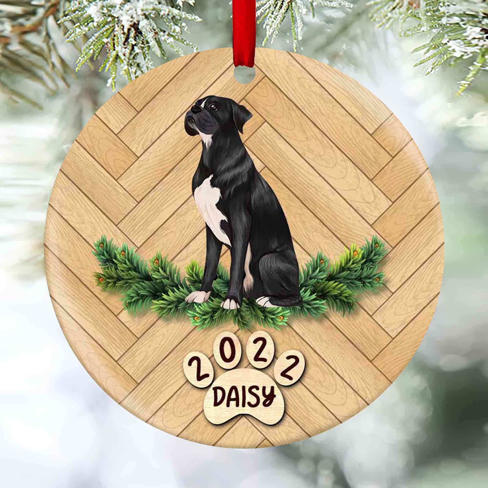 Boxer Dog Ornament