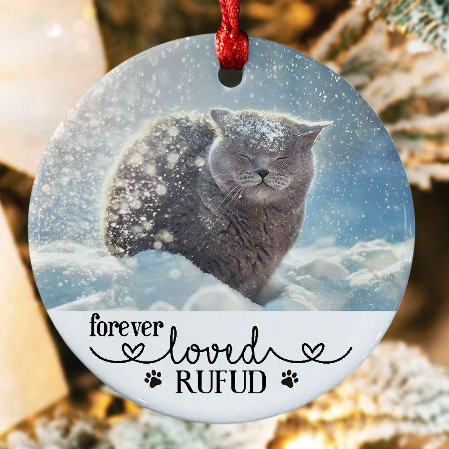 Cat in Heaven Ornament