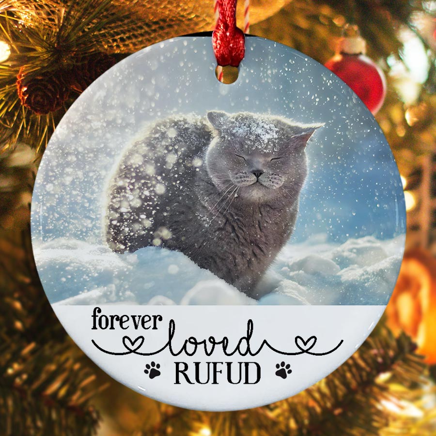 Cat in Heaven Ornament