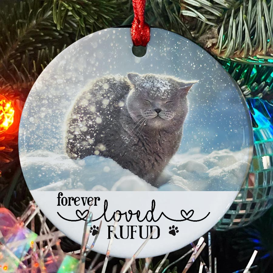 Cat in Heaven Ornament