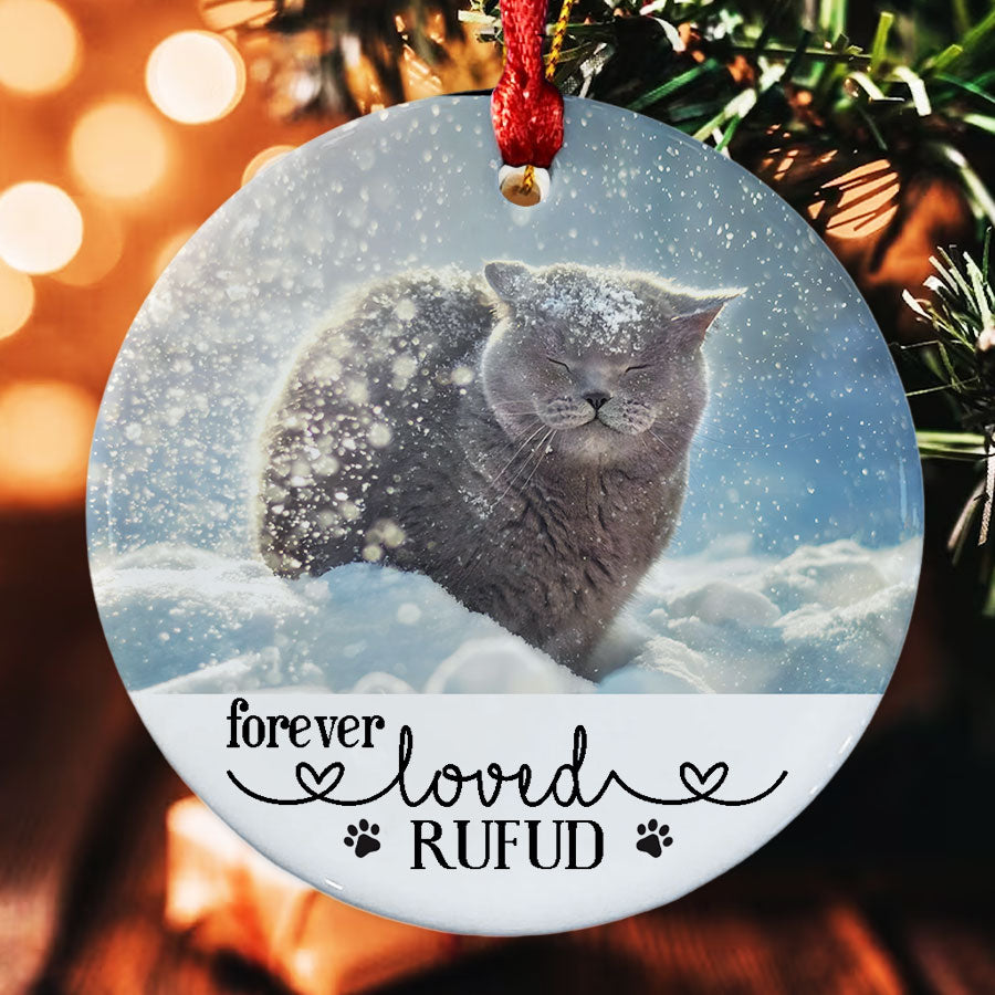 Cat in Heaven Ornament