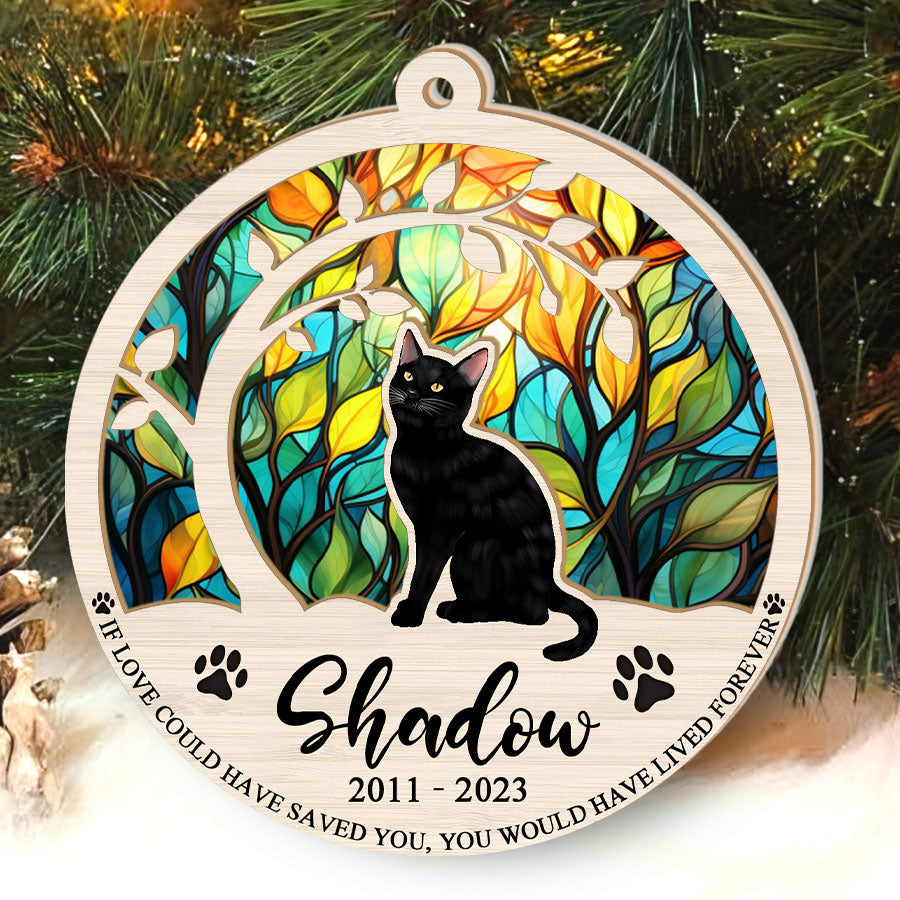 cat memorial suncatcher