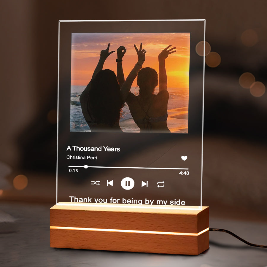 Customizable Music Plaque Led Night Light