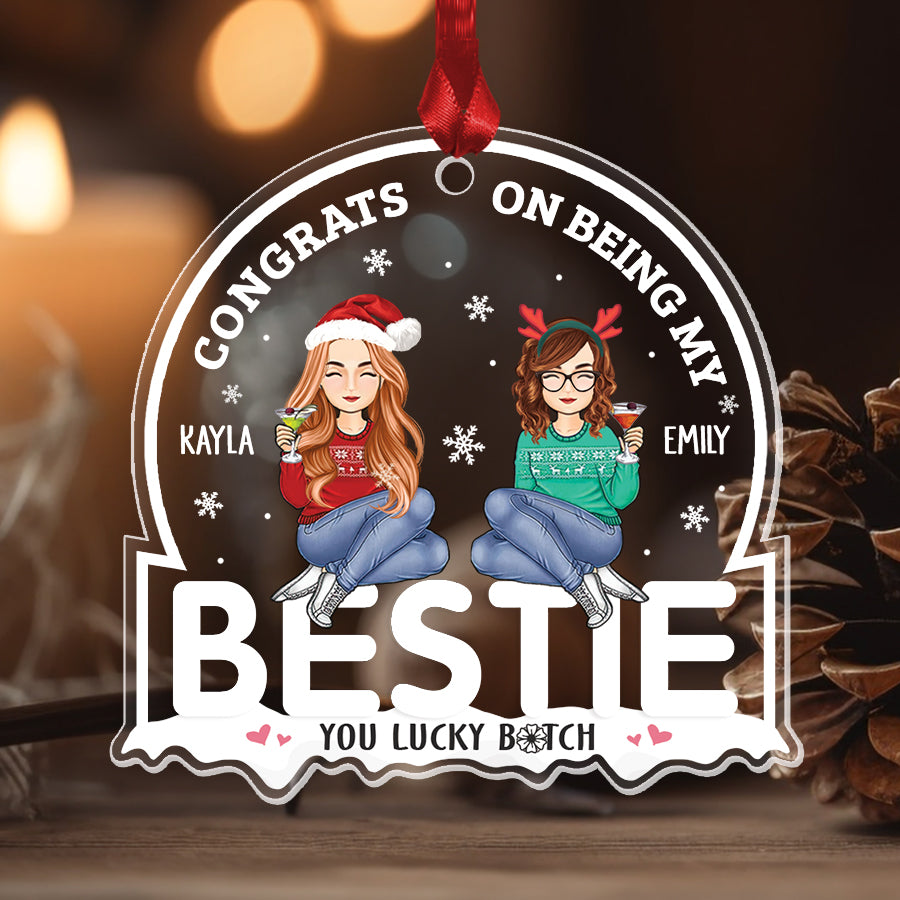 Personalized Friend Ornaments