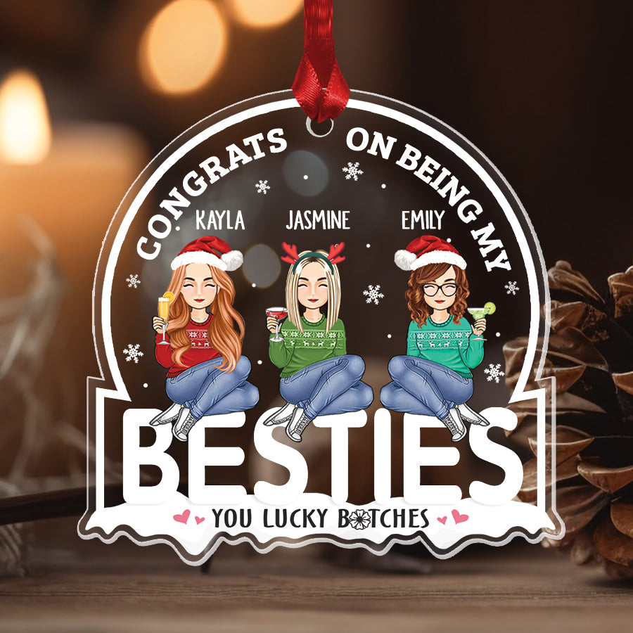 Personalized Friend Ornament