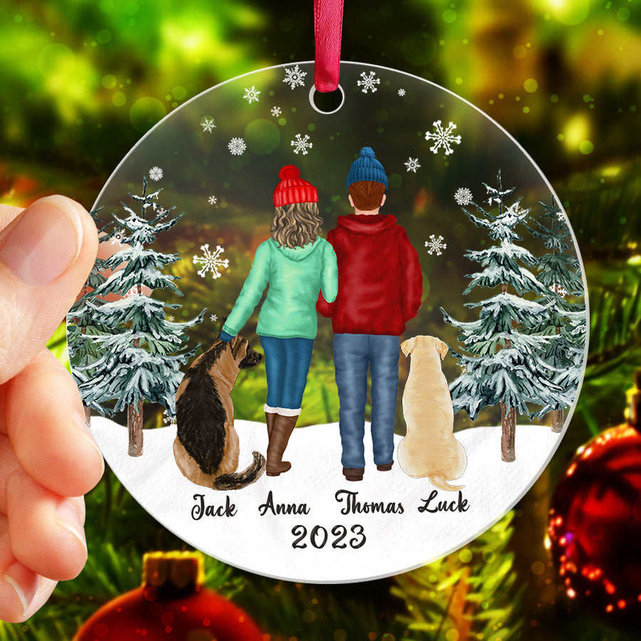 Couple Ornaments Personalized