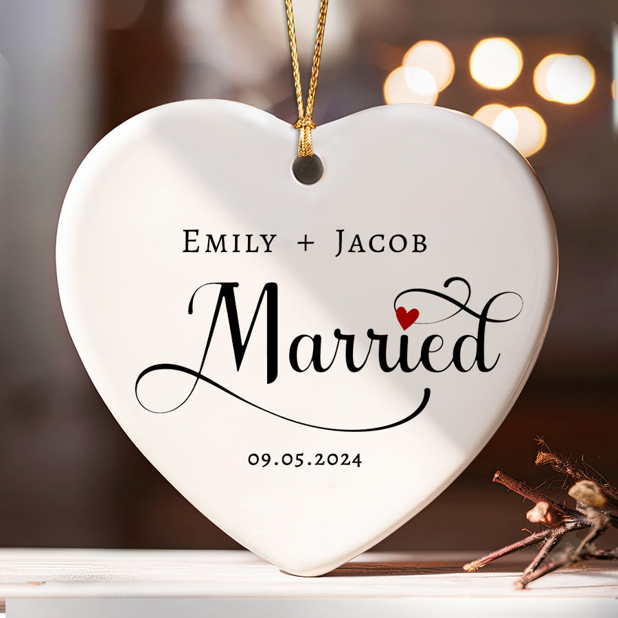 Personalized Wedding Ornament