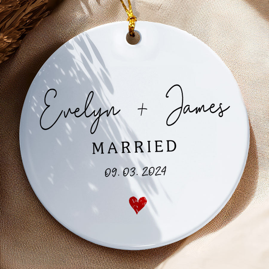 Wedding Couple Ornament