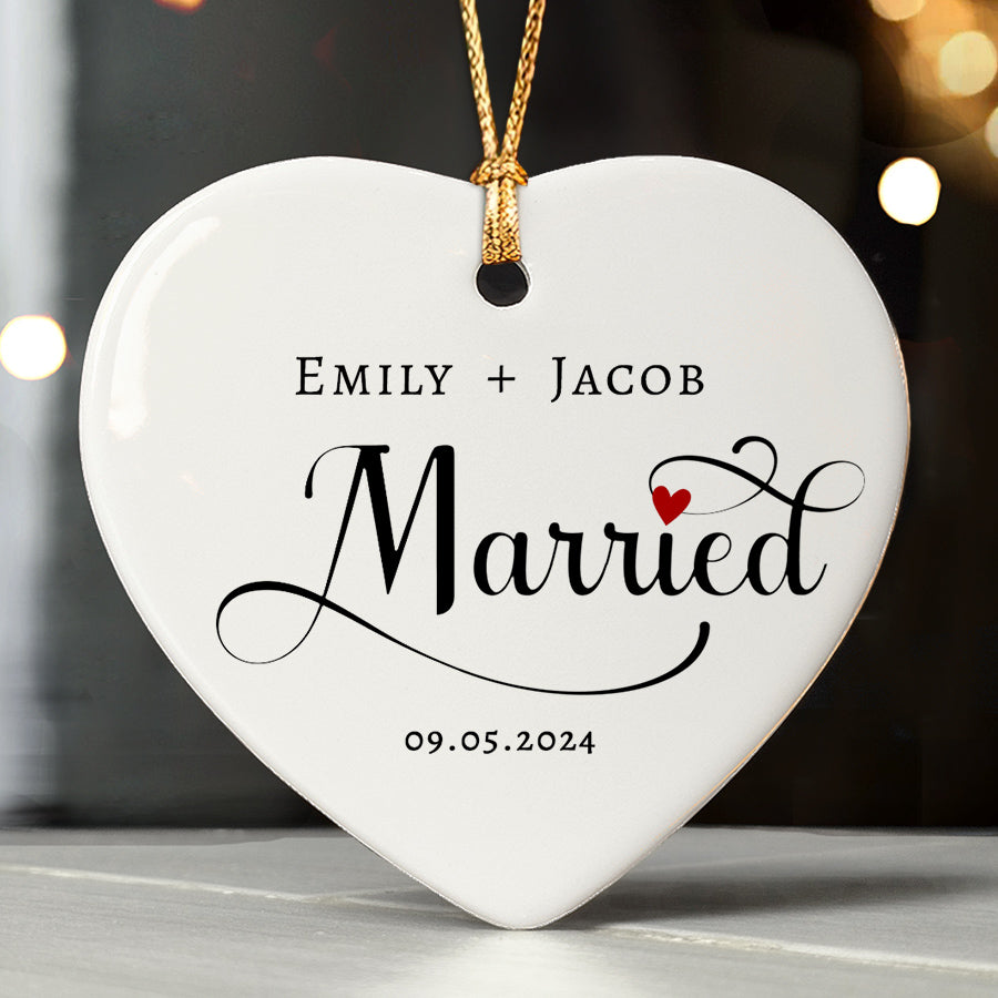 Personalized Wedding Ornament