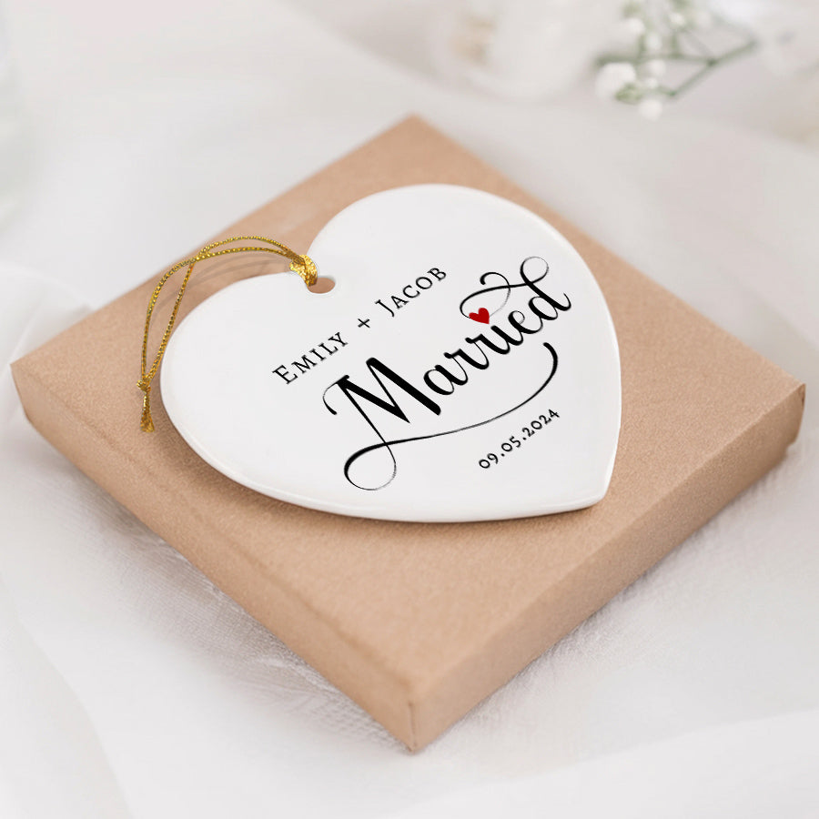 Personalized Wedding Ornament