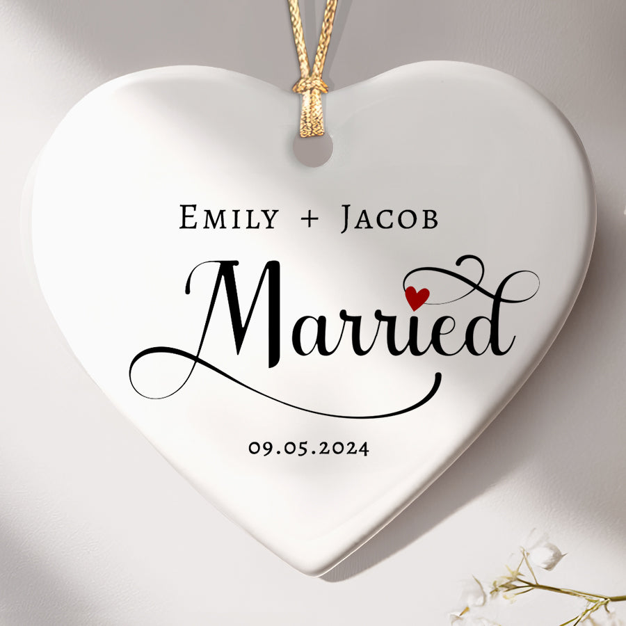 Personalized Wedding Ornament