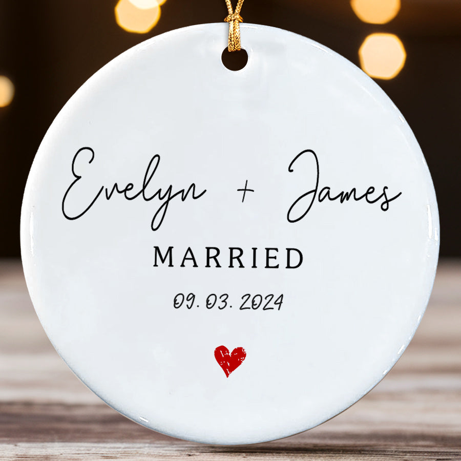 Wedding Couple Ornament