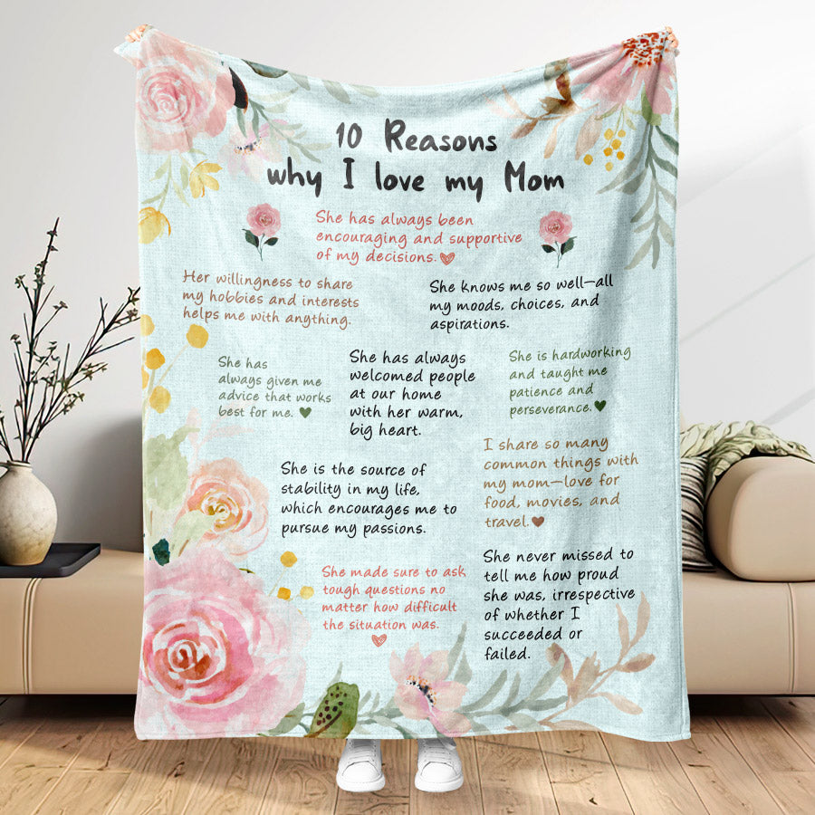 Personalized Blanket For Mom