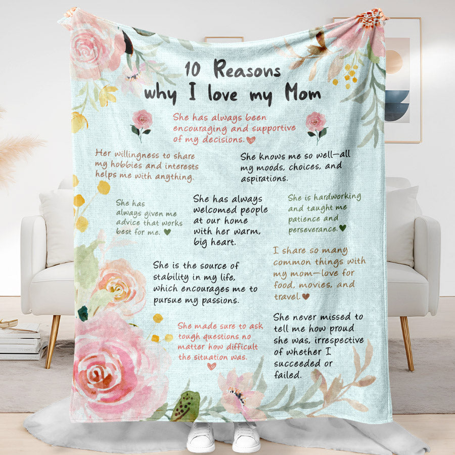 Personalized Blanket For Mom