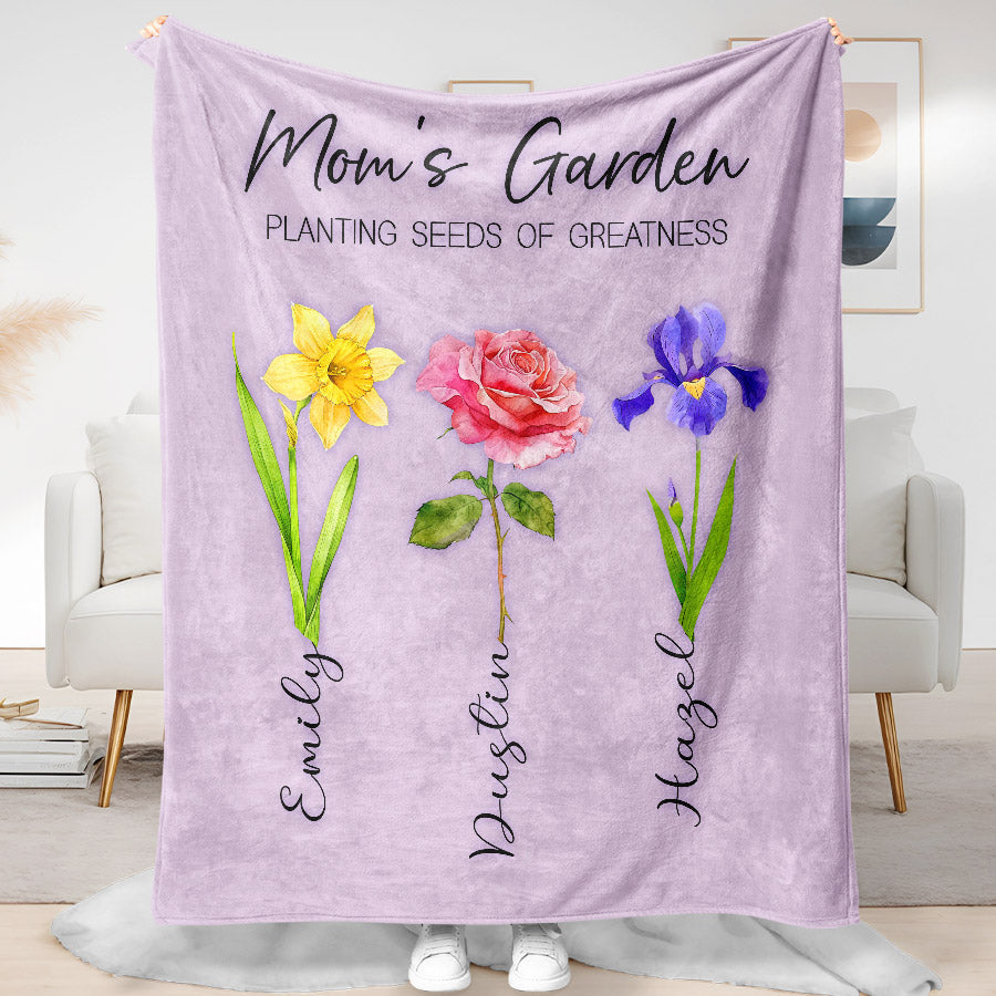 Personalized Mothers Day Blankets