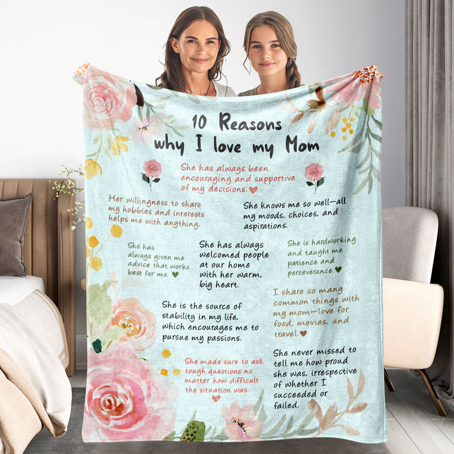 Personalized Blanket For Mom