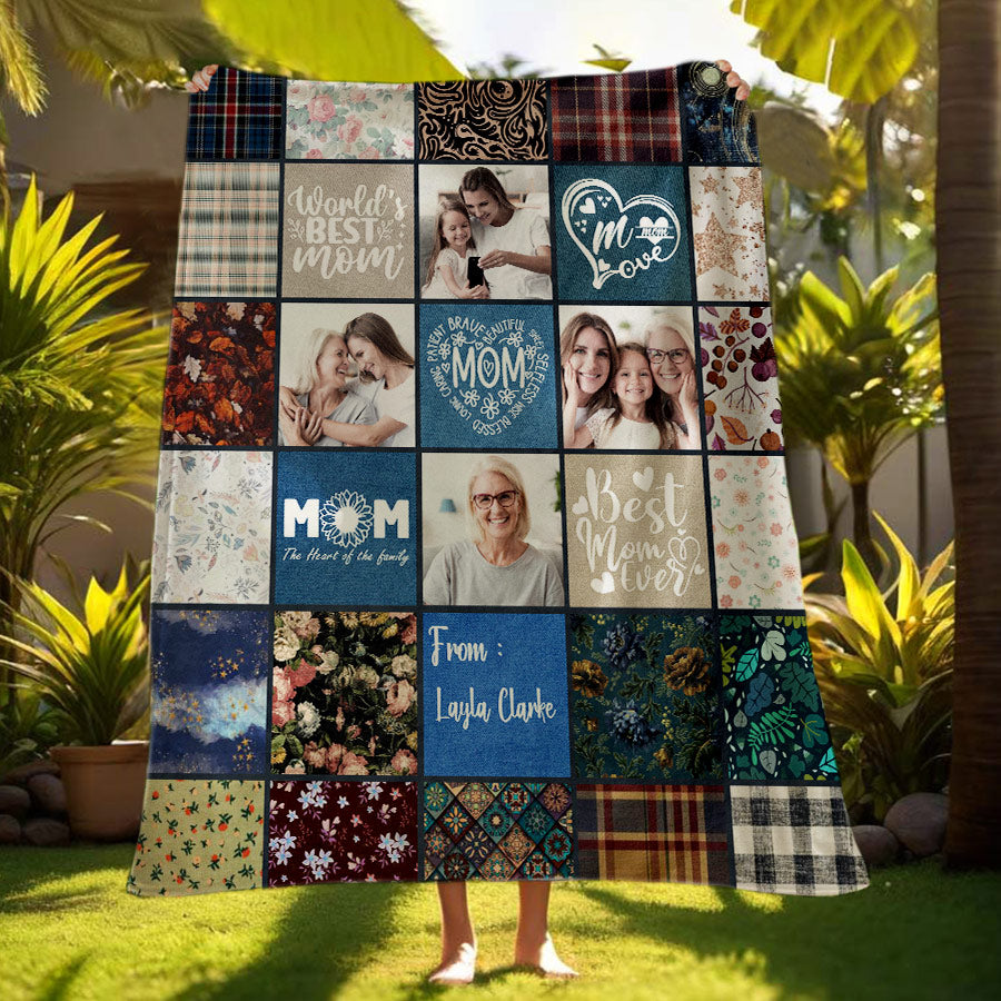 Personalised Blankets Mothers Day