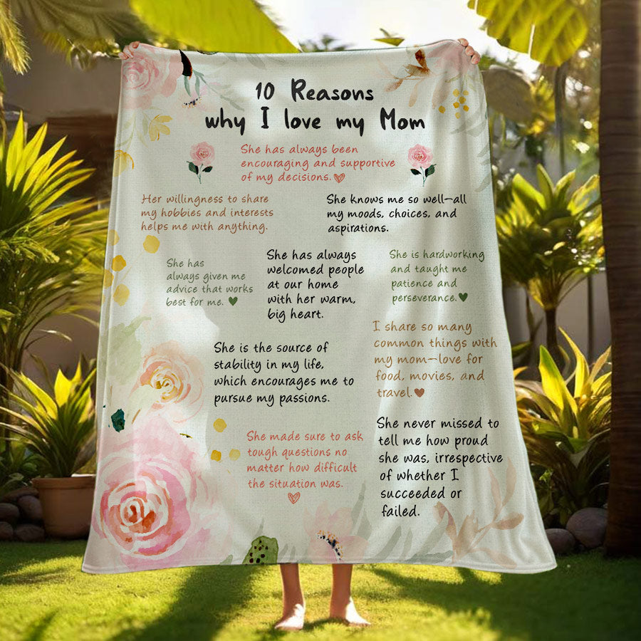 Personalized Blanket For Mom