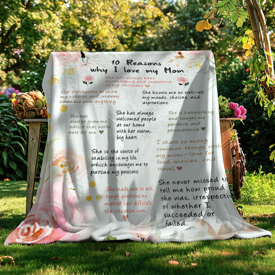 Personalized Blanket For Mom