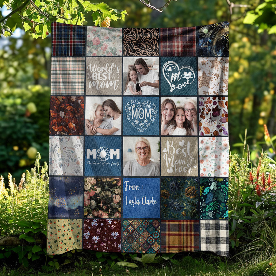 Personalised Blankets Mothers Day