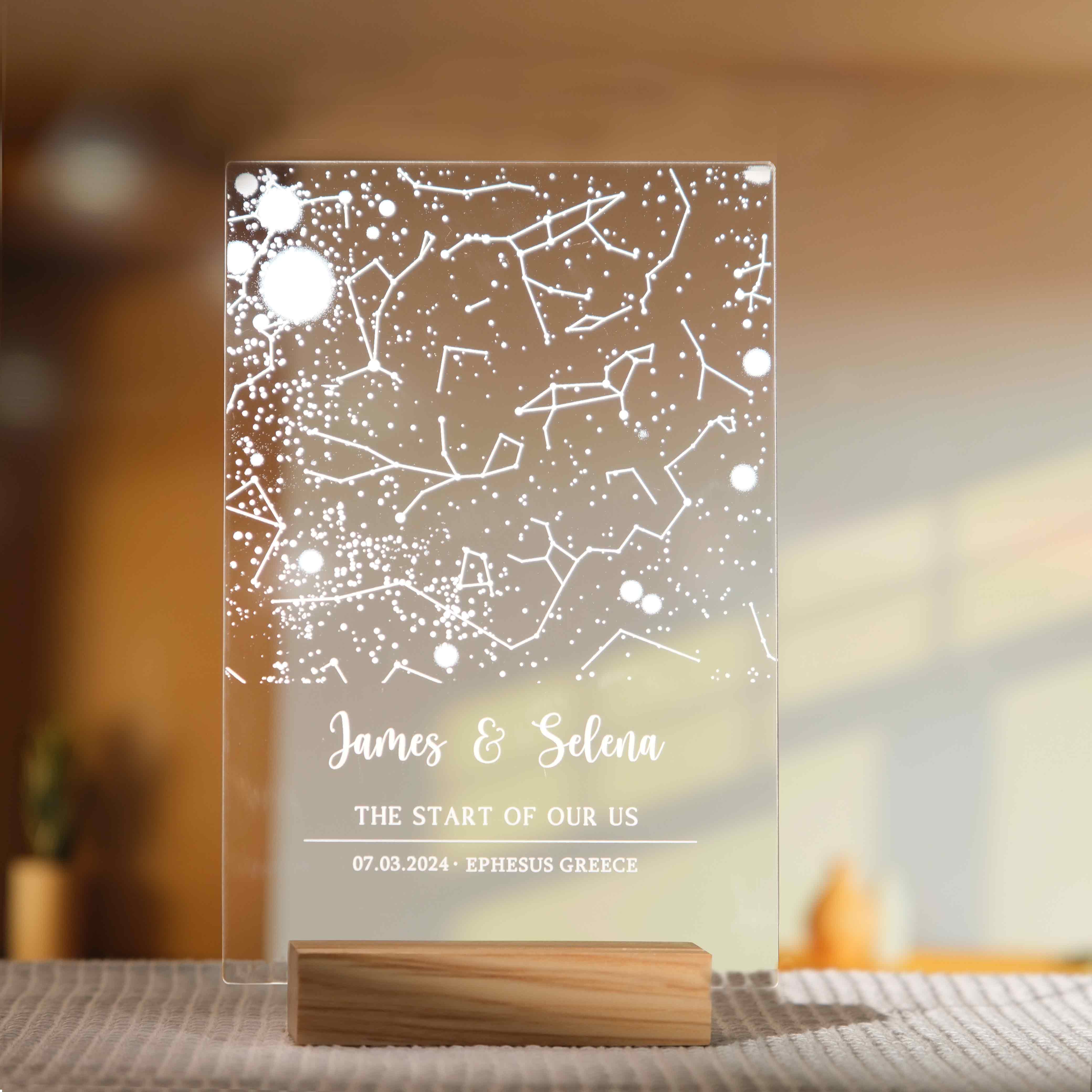 Our First Date Starmap Anniversary Gift