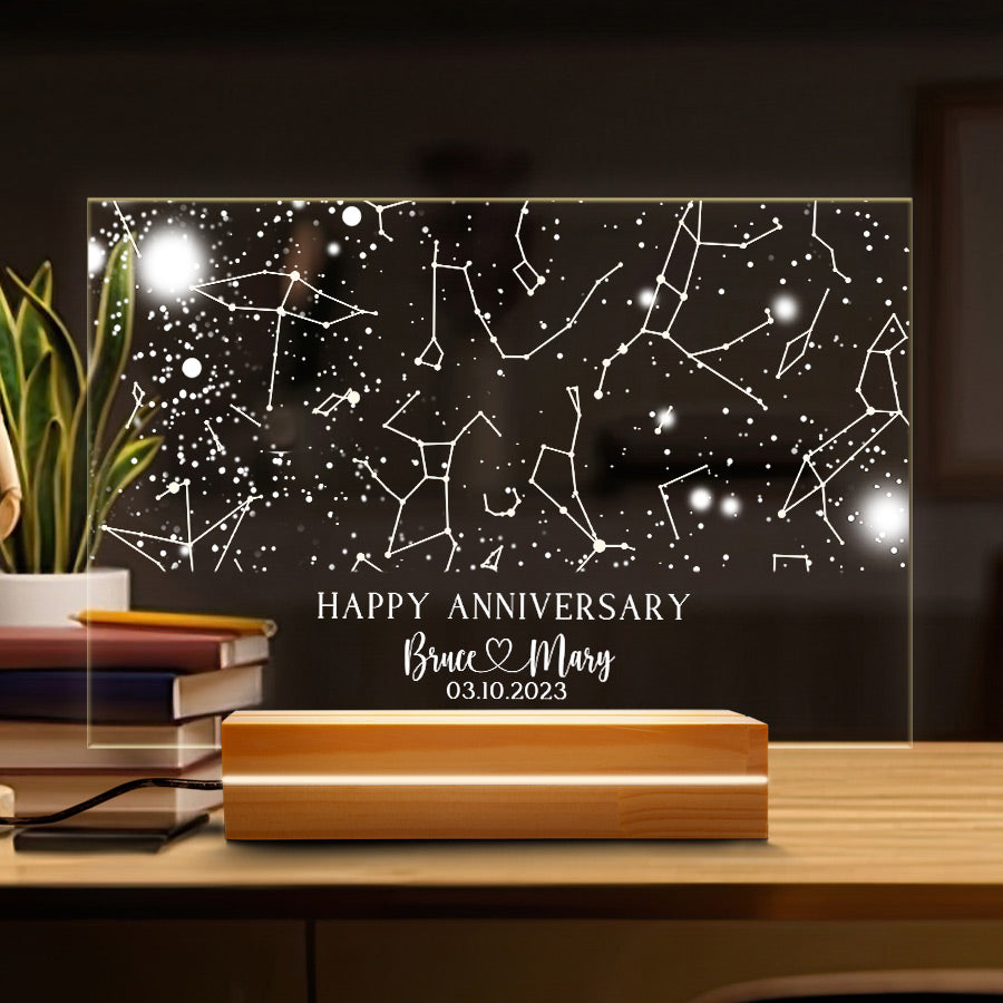 Custom Starmap Happy Anniversary Gift