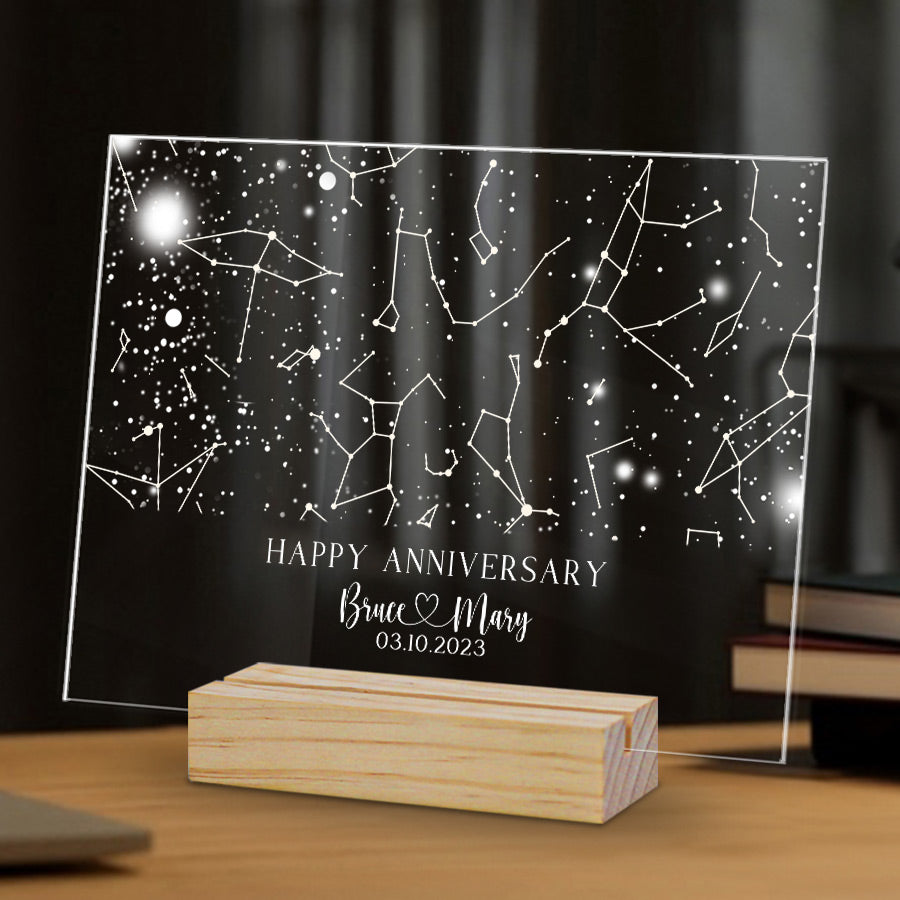 Custom Starmap Happy Anniversary Gift