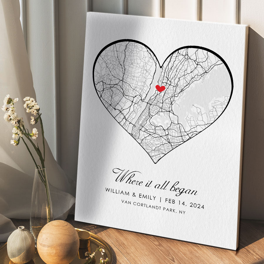 Where It All Began Map Canvas