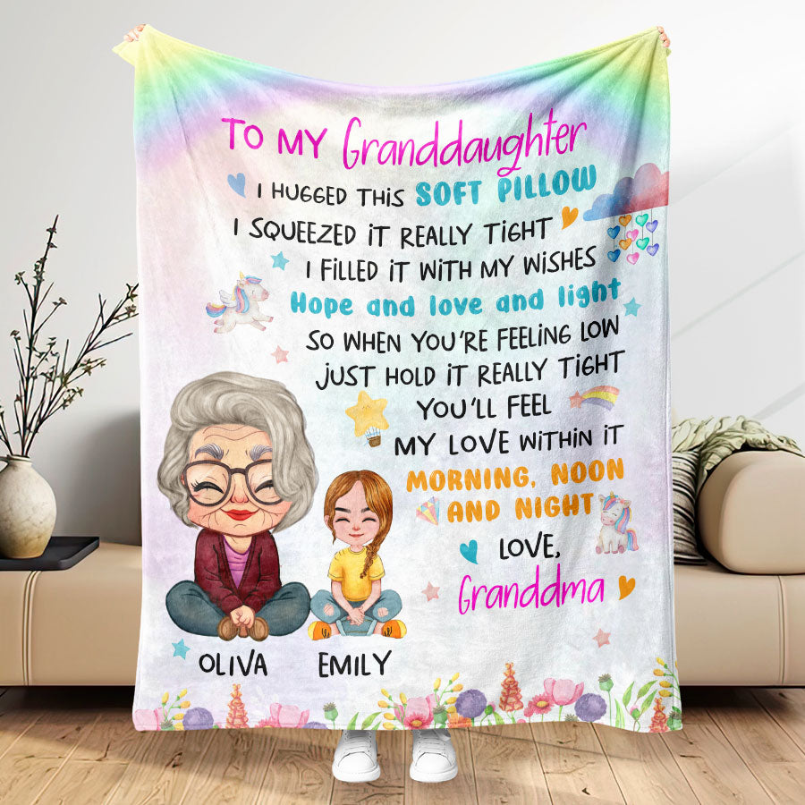 Grandmother Blankets Personalized