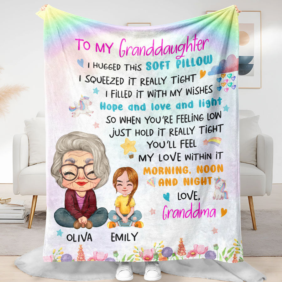 Grandmother Blankets Personalized