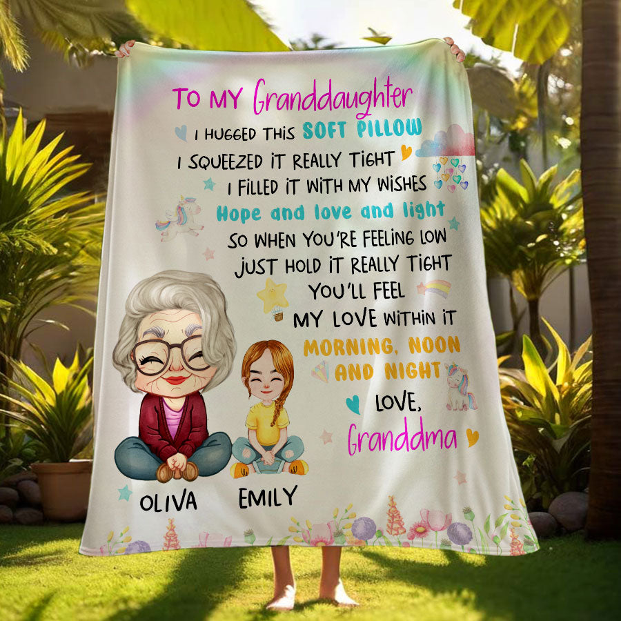 Grandmother Blankets Personalized