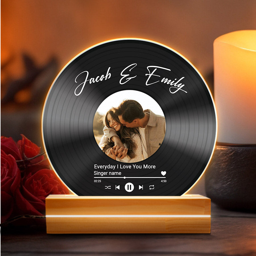 Custom Vinyl Record Plaque