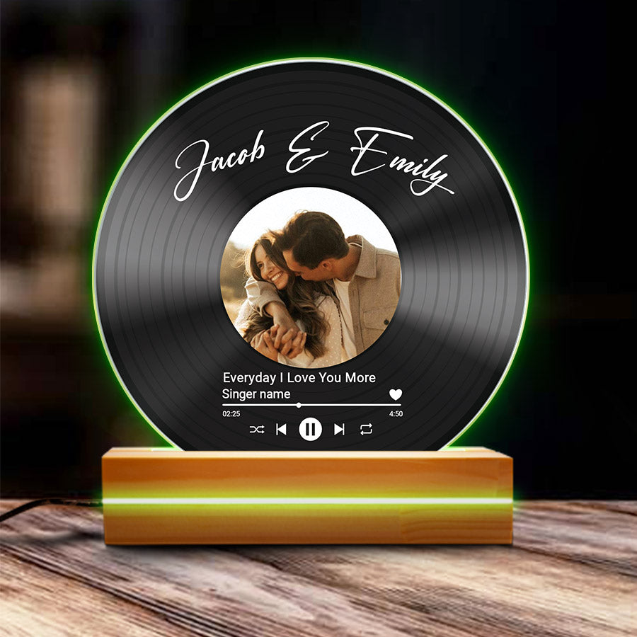 Custom Vinyl Record Plaque