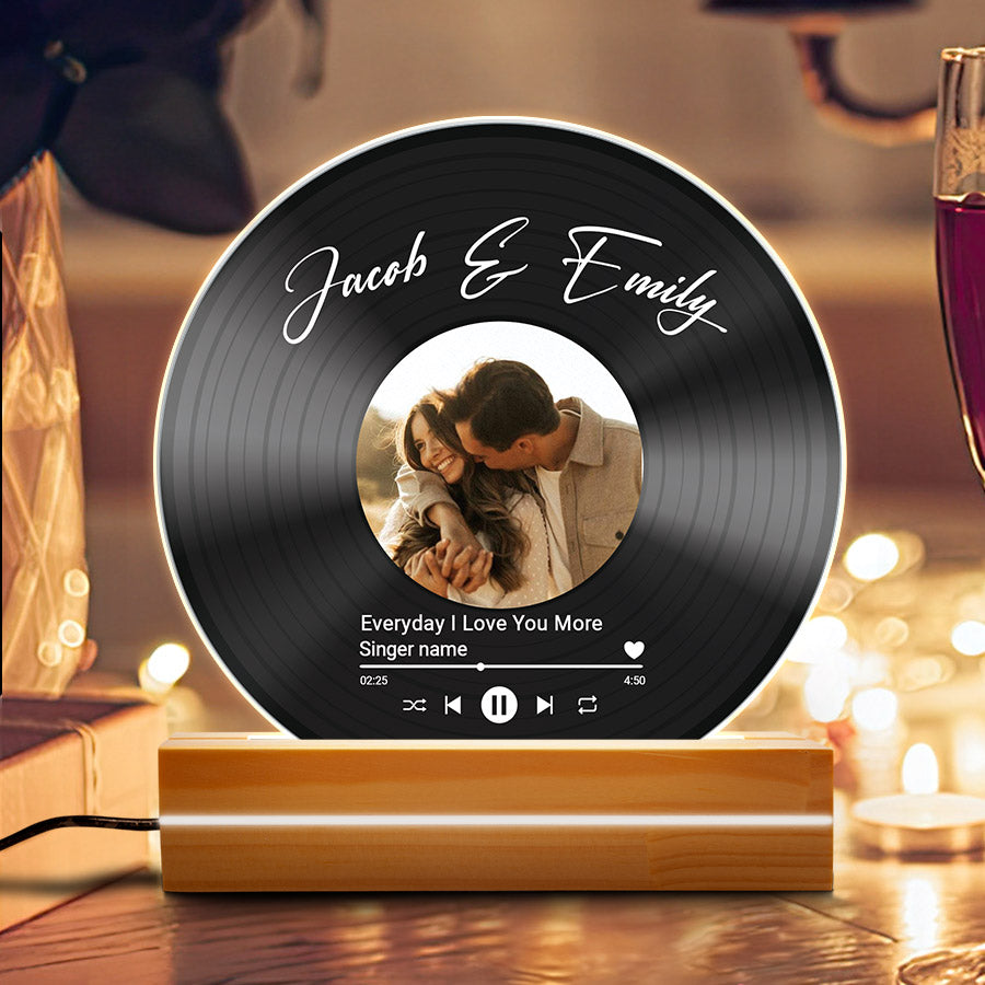 Custom Vinyl Record Plaque