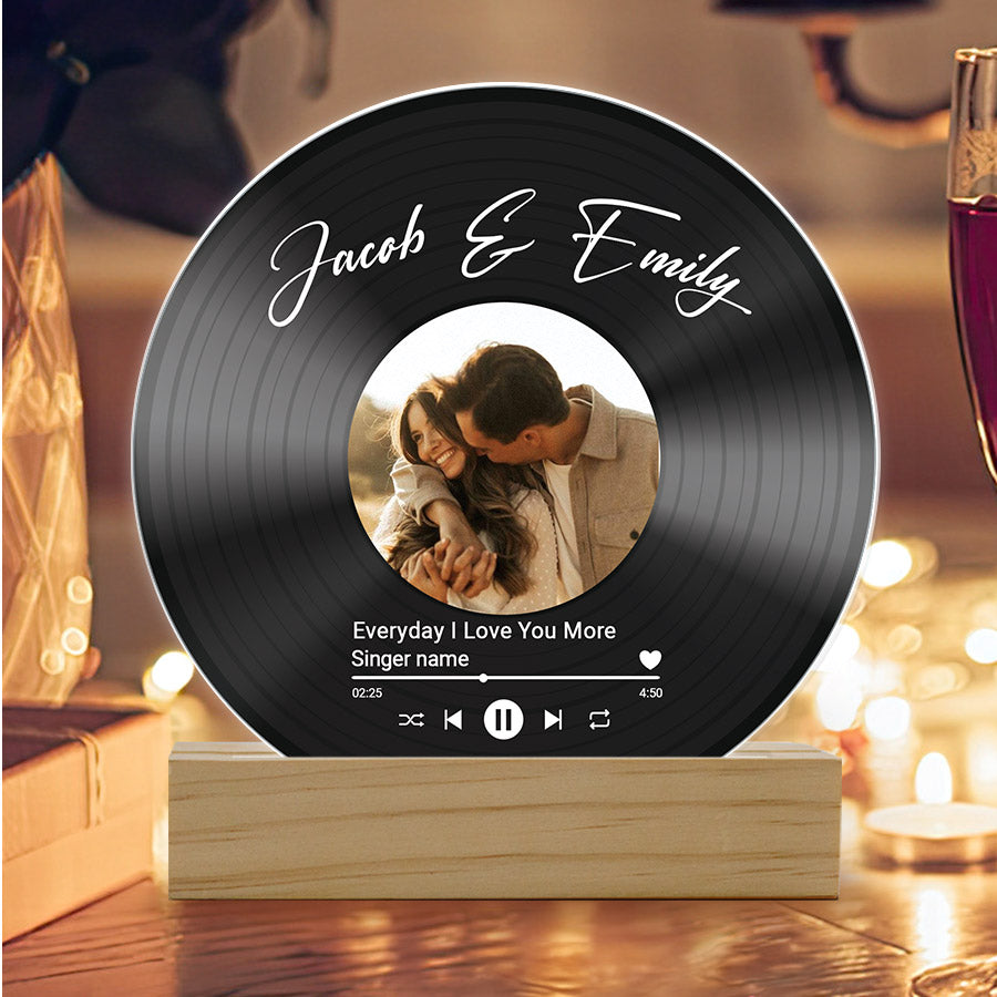 Custom Vinyl Record Plaque