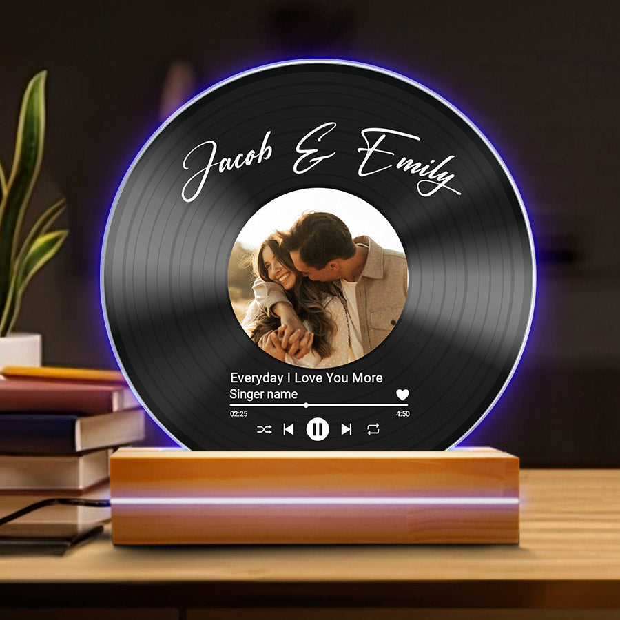 Custom Vinyl Record Plaque