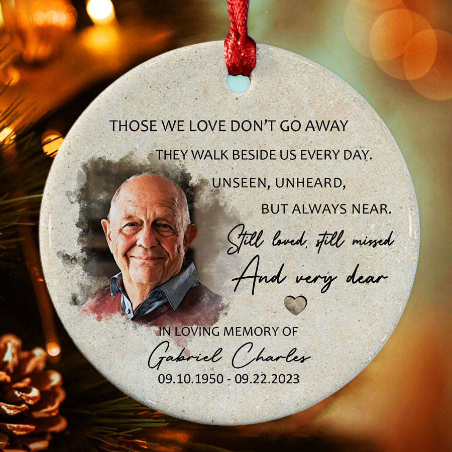 Dad Memorial Ornaments