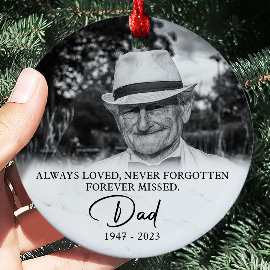 Custom Memory Ornaments With Picture