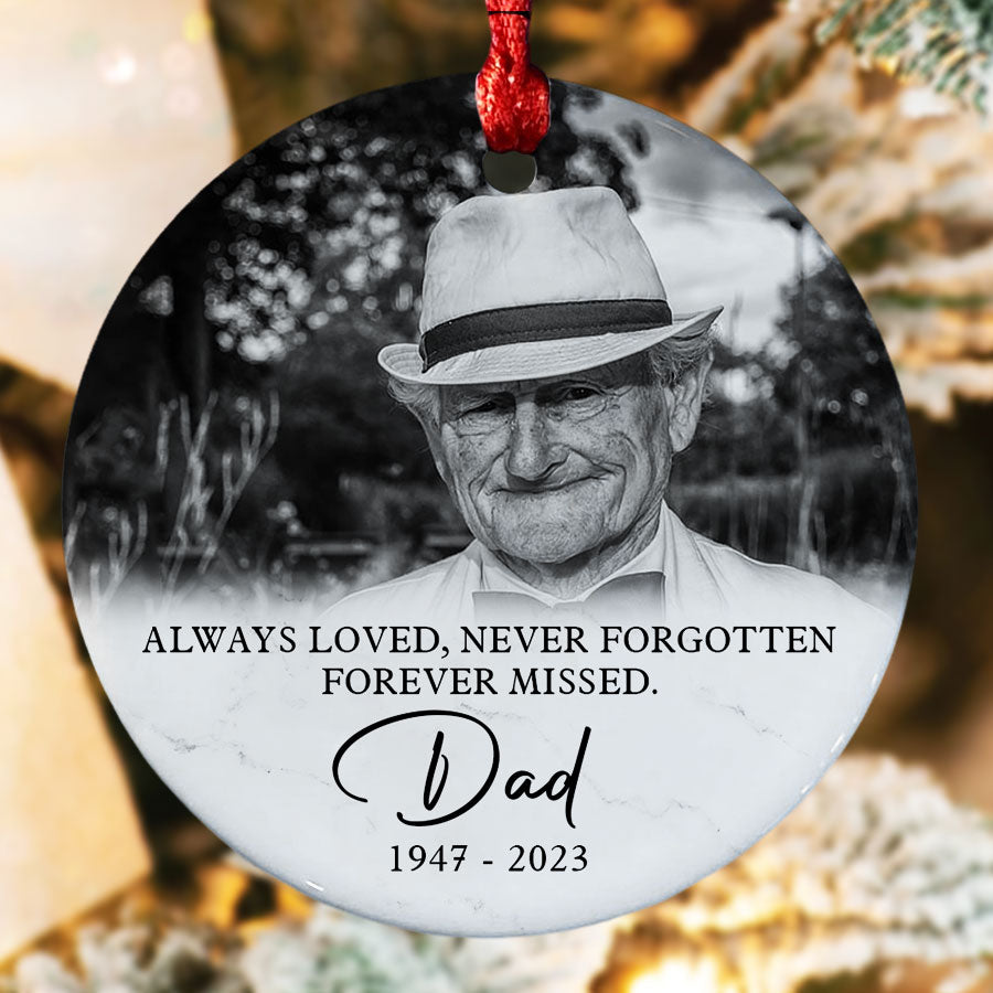 Custom Memory Ornaments With Picture