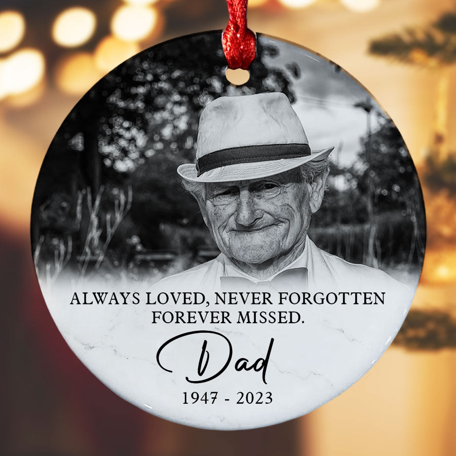 Custom Memory Ornaments With Picture