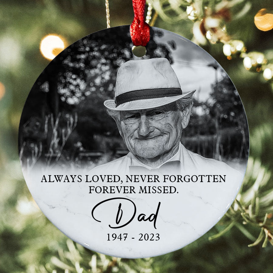 Custom Memory Ornaments With Picture